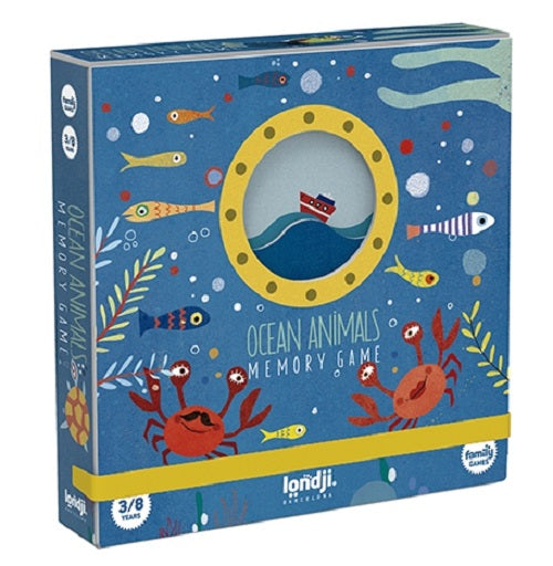 Londji Puzzle - Ocean Animals Memory Game