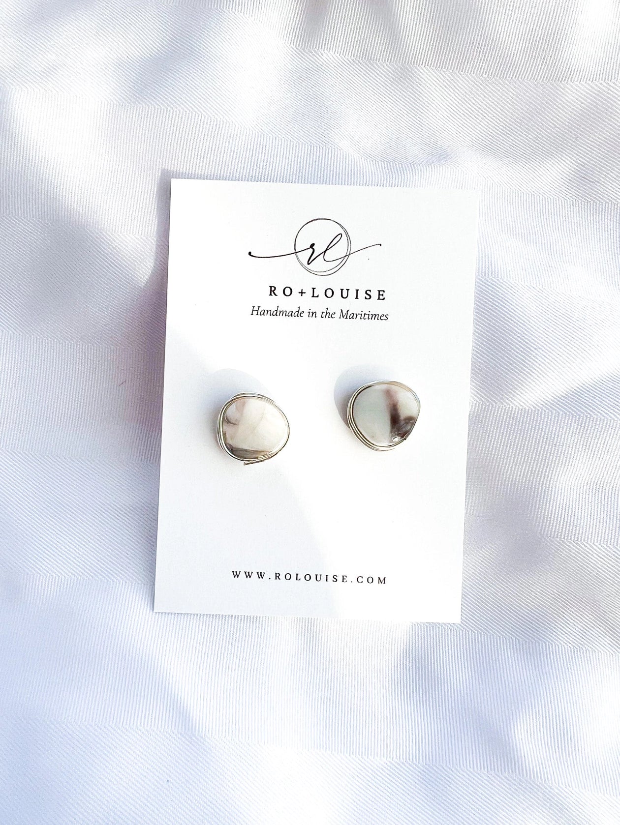 Amelia Studs - Stone