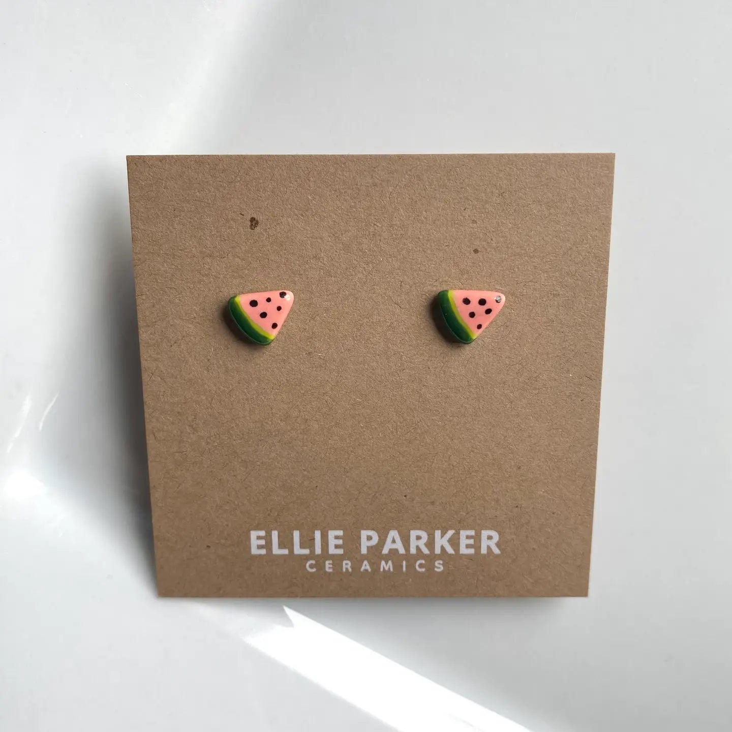 Ellie Parker Ceramic Studs | Watermelon
