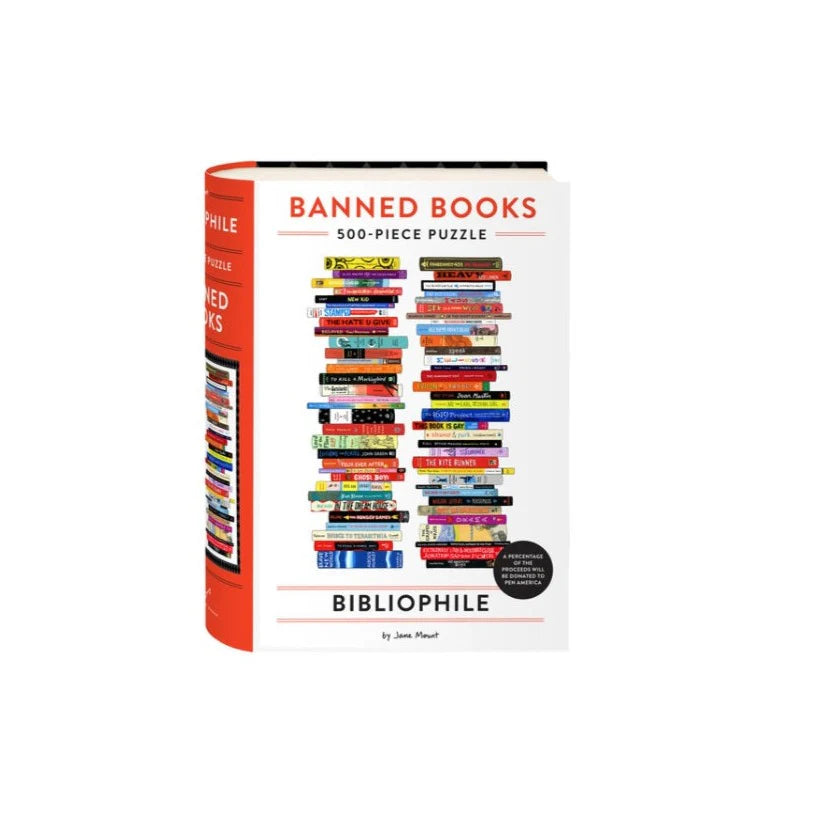 Bibliophile Banned Books 500 Piece Puzzle