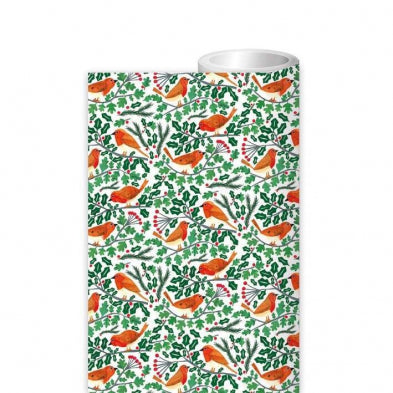 Roll Wrap Robins and Holly