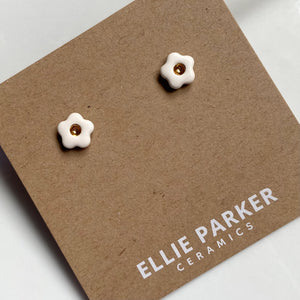 Ellie Parker Ceramic Studs | Flower