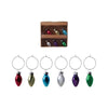Blown Glass Holiday Wine Glass Charms