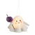 Felt Ghost With LED Lights - Purple Sack & Pumpkin