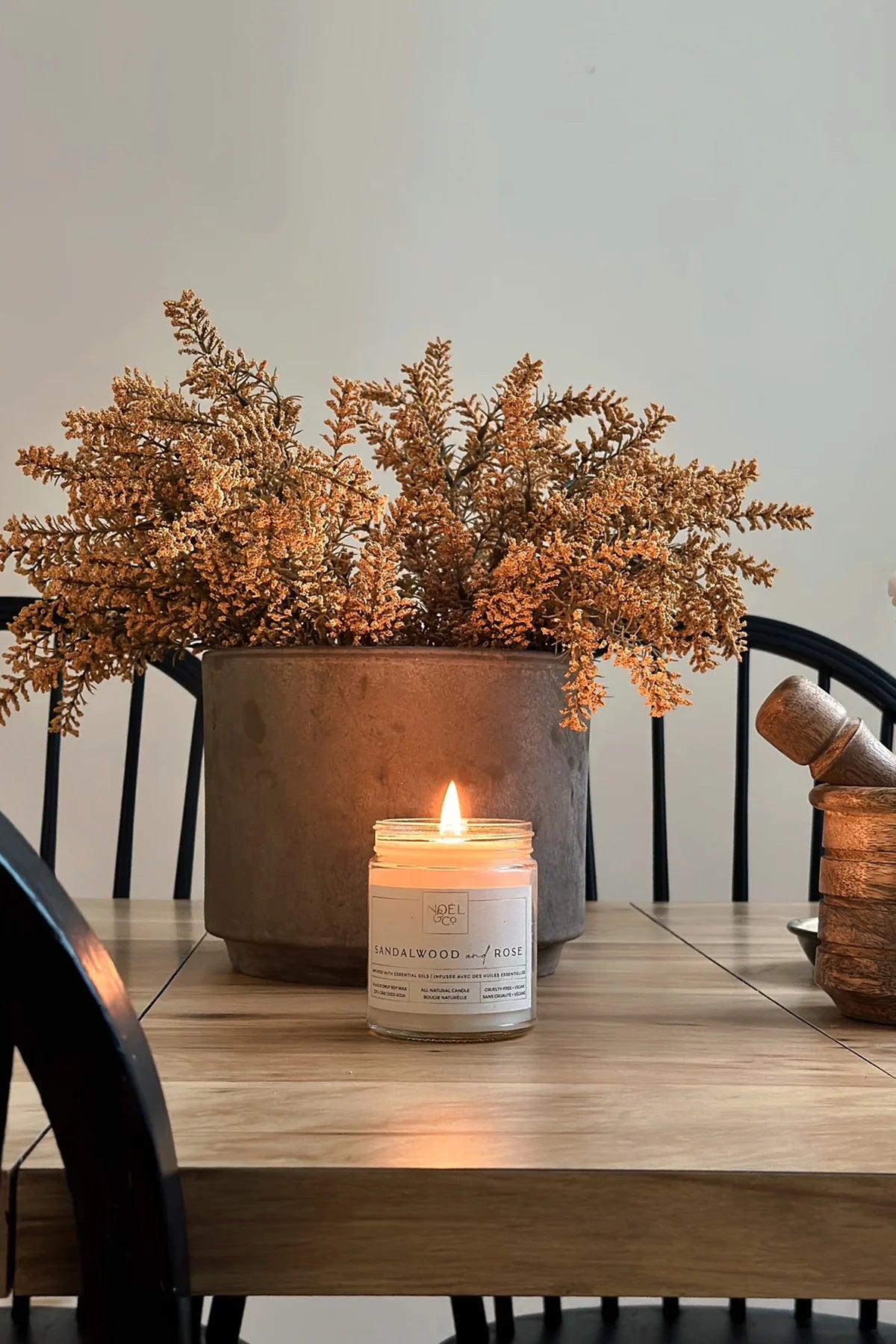 Sandalwood & Rose Candle | Noël & Co.