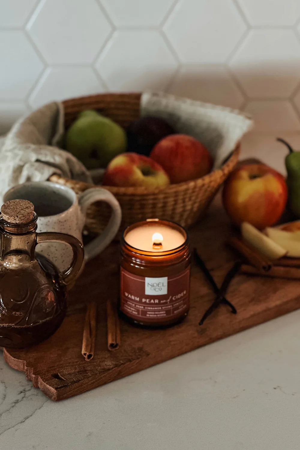 Warm Pear & Cider Candle | Noël & Co.