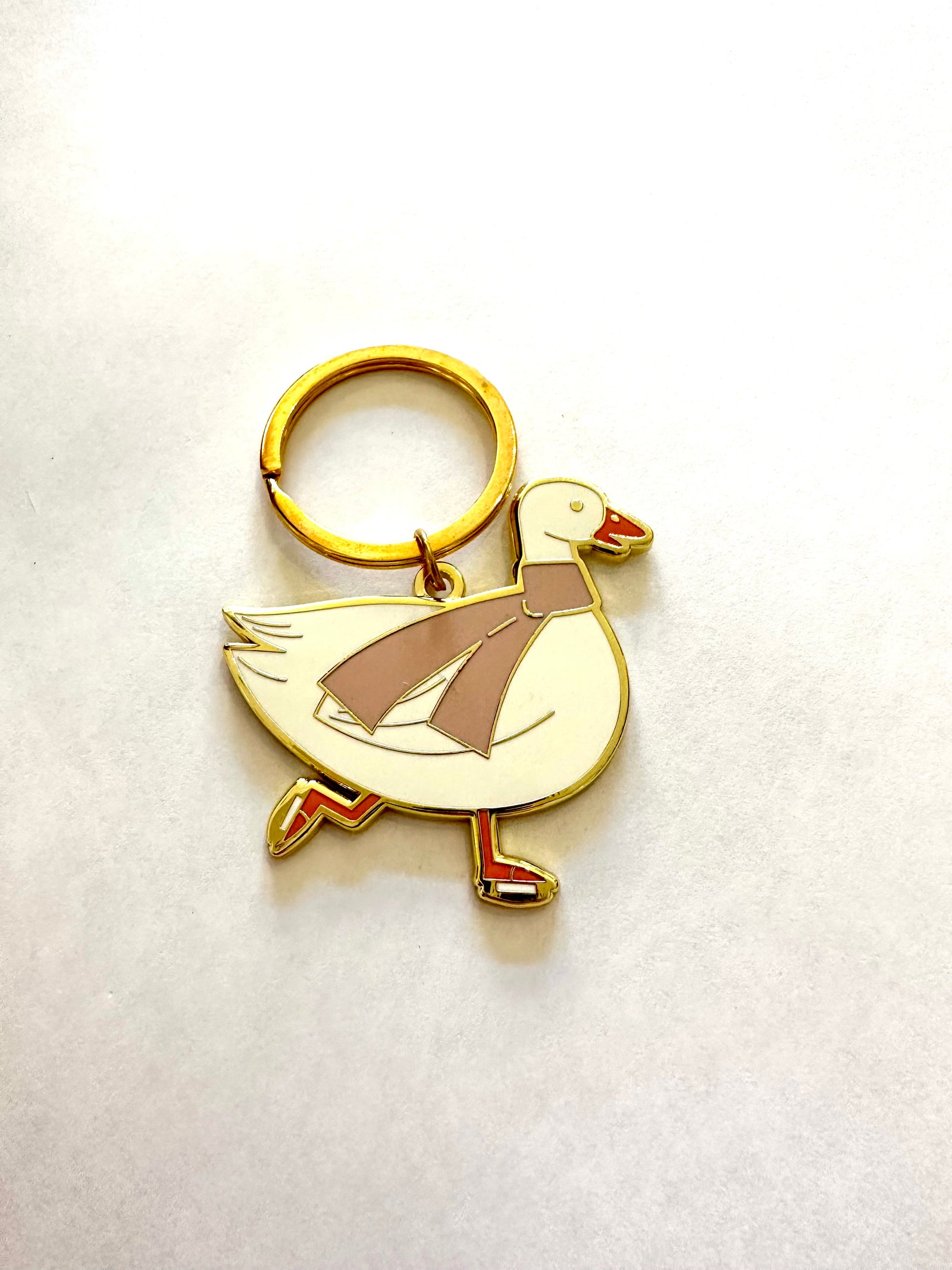 Keychain - Skating Sullivan’s Pond Goose