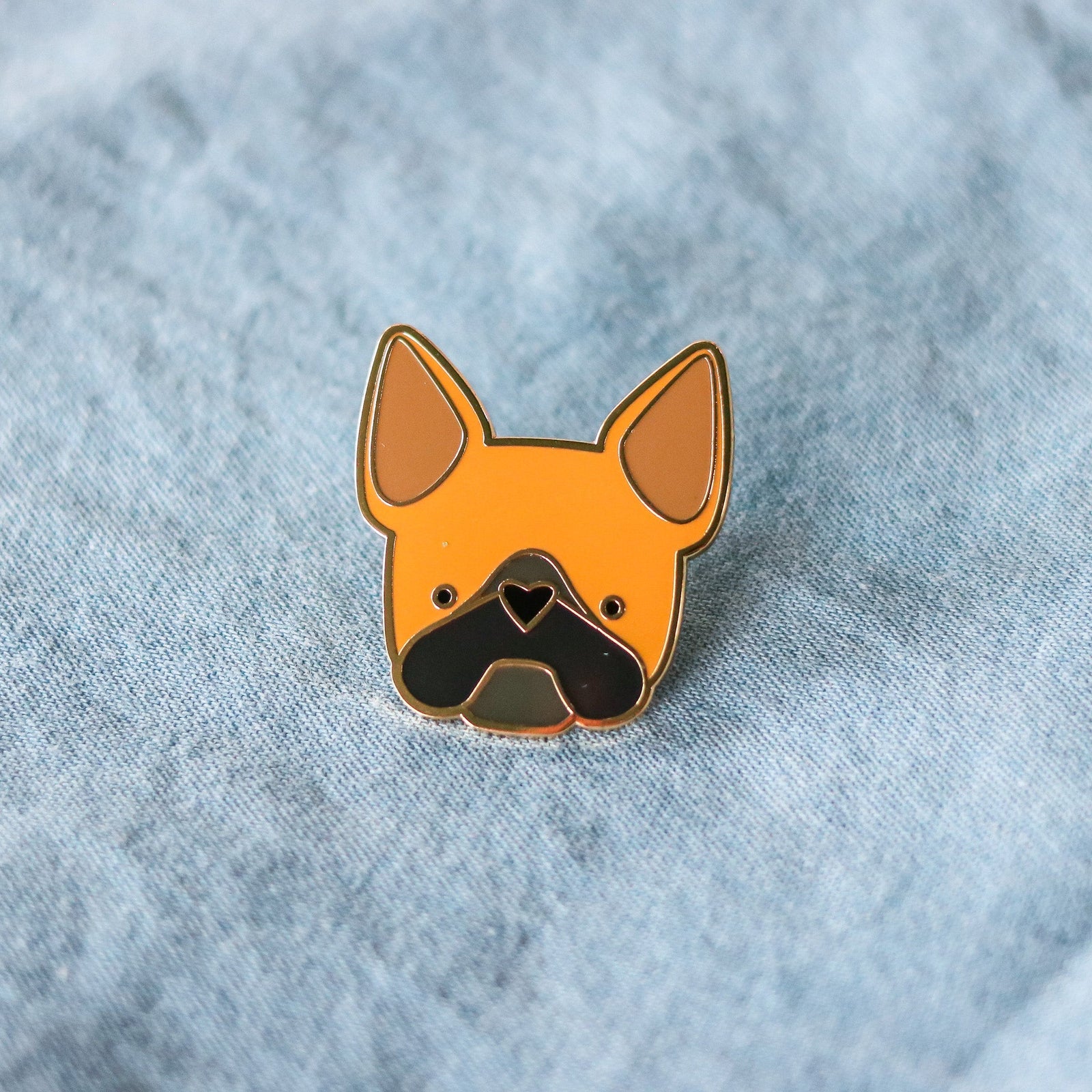 Fine Little Frenchie Enamel Pin