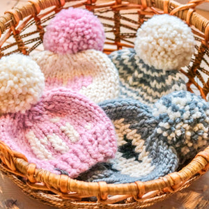 Locally Knitted Baby Hats