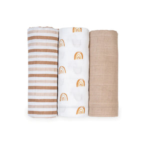 3-Pack of Receiving Blankets | Lulujo