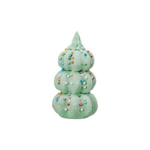 Clay Dough Christmas Tree With Foam Bead Ornaments