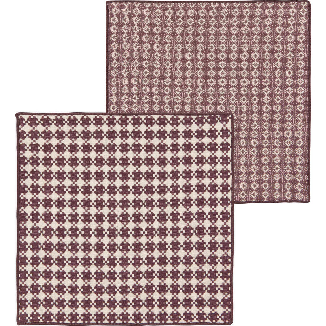Facet Ash Plum Dishcloths - Set of 2