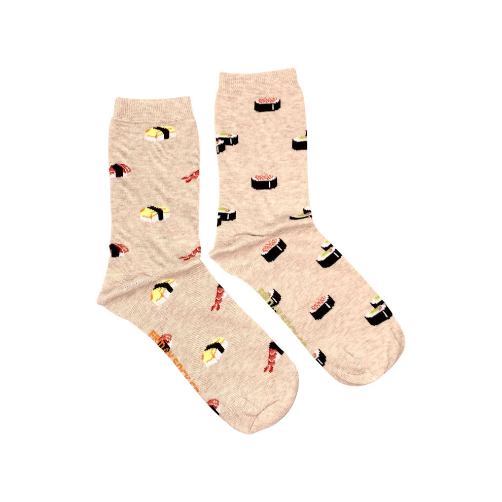 Women’s Beige Sushi Socks