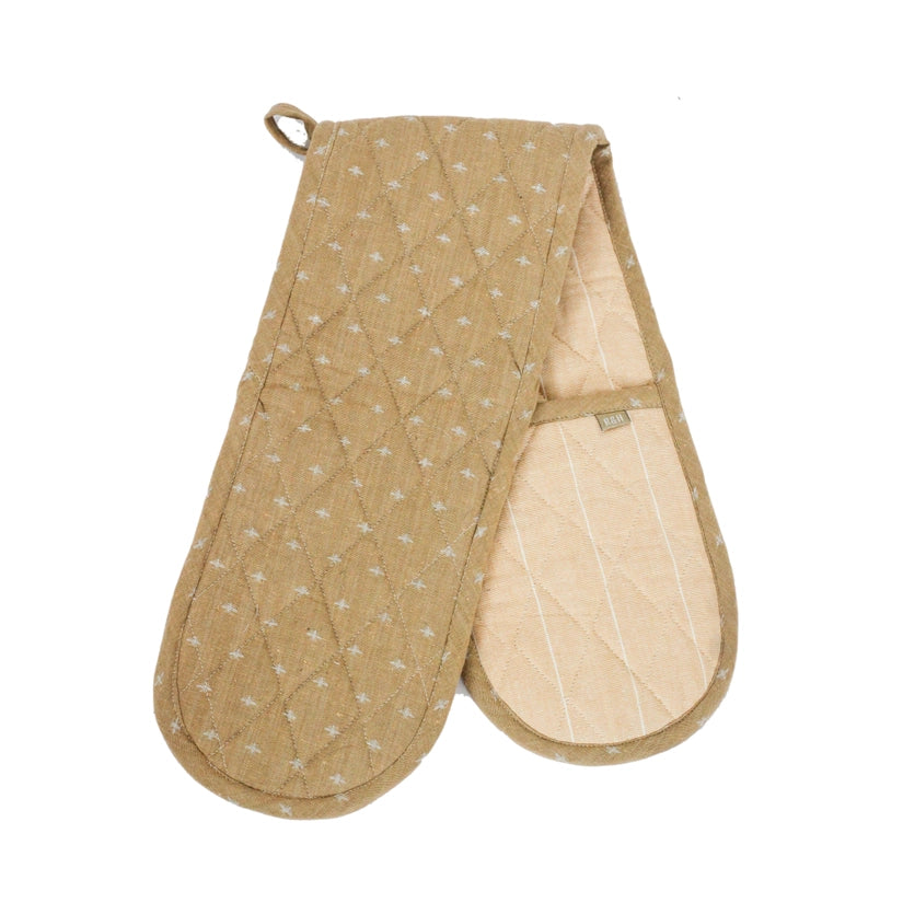 Wild Bee Recycled Cotton Double Oven Glove