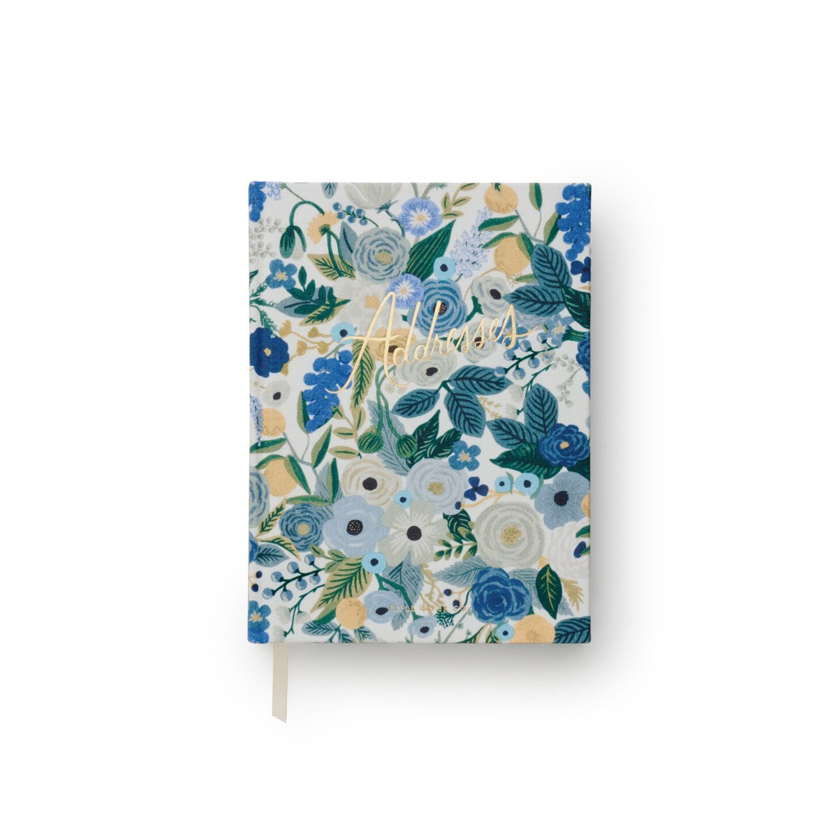Garden Party Blue Address Book