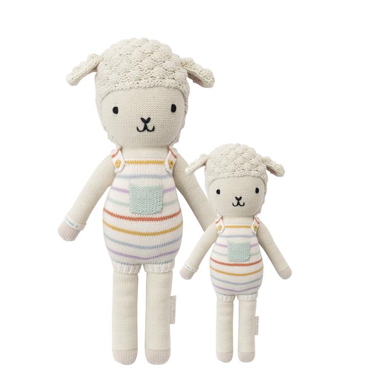 Avery the Lamb Hand-Knit Doll