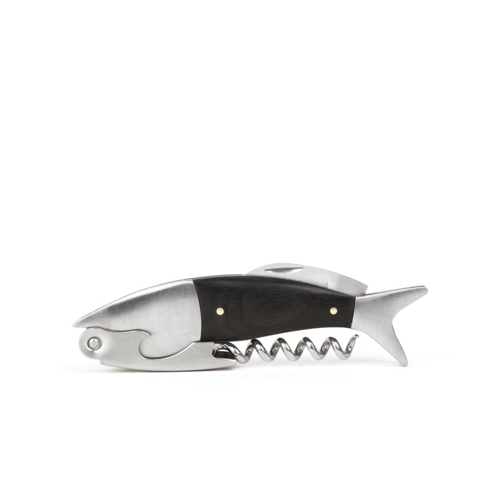 Dark Oak Wood Fish Corkscrew