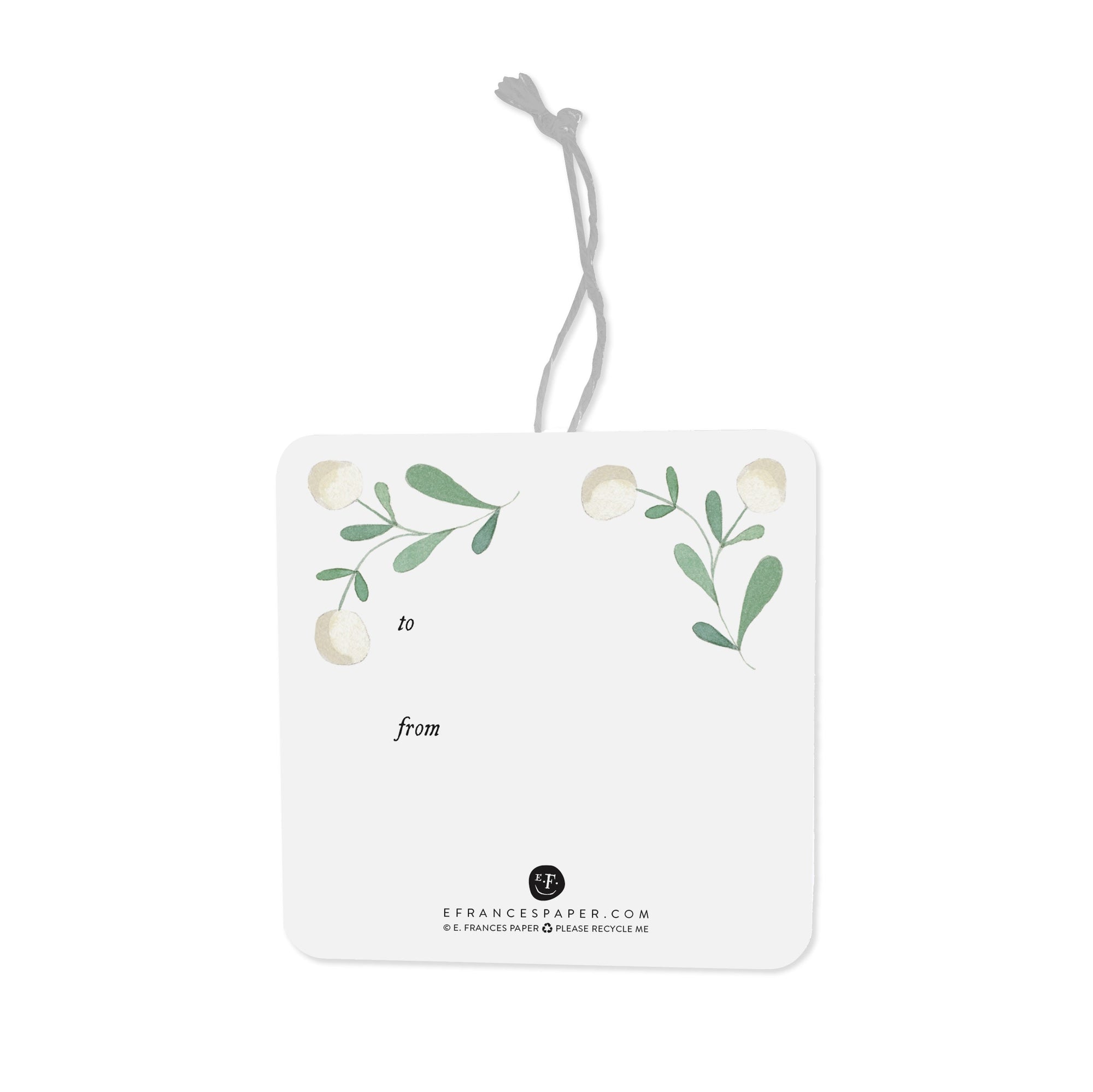 White Berries Gift Tags