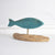 Jerry Walsh - Driftwood Fish - Teal