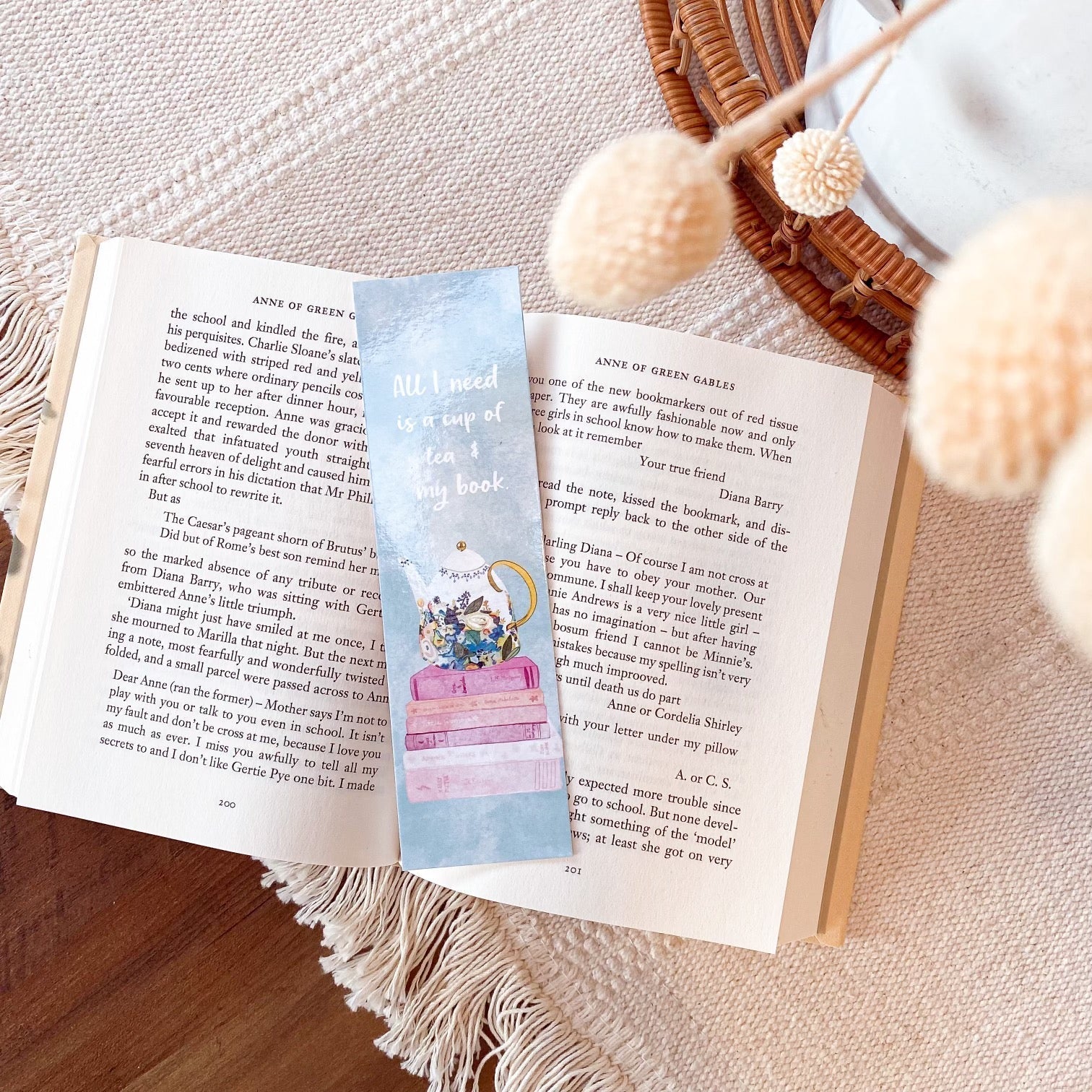 Tea & My Book Bookmark