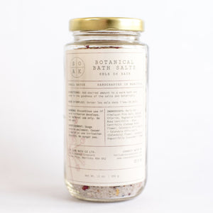 Botanical Bath Salts Jar