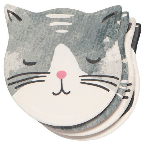 Set of 4 Cat's Meow Coasters