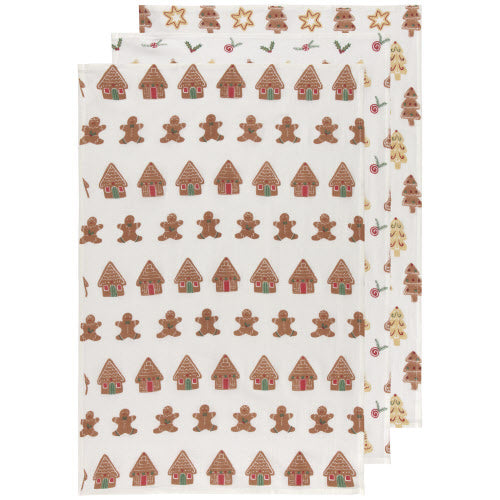 Floursack Tea Towel Set - Christmas Cookies