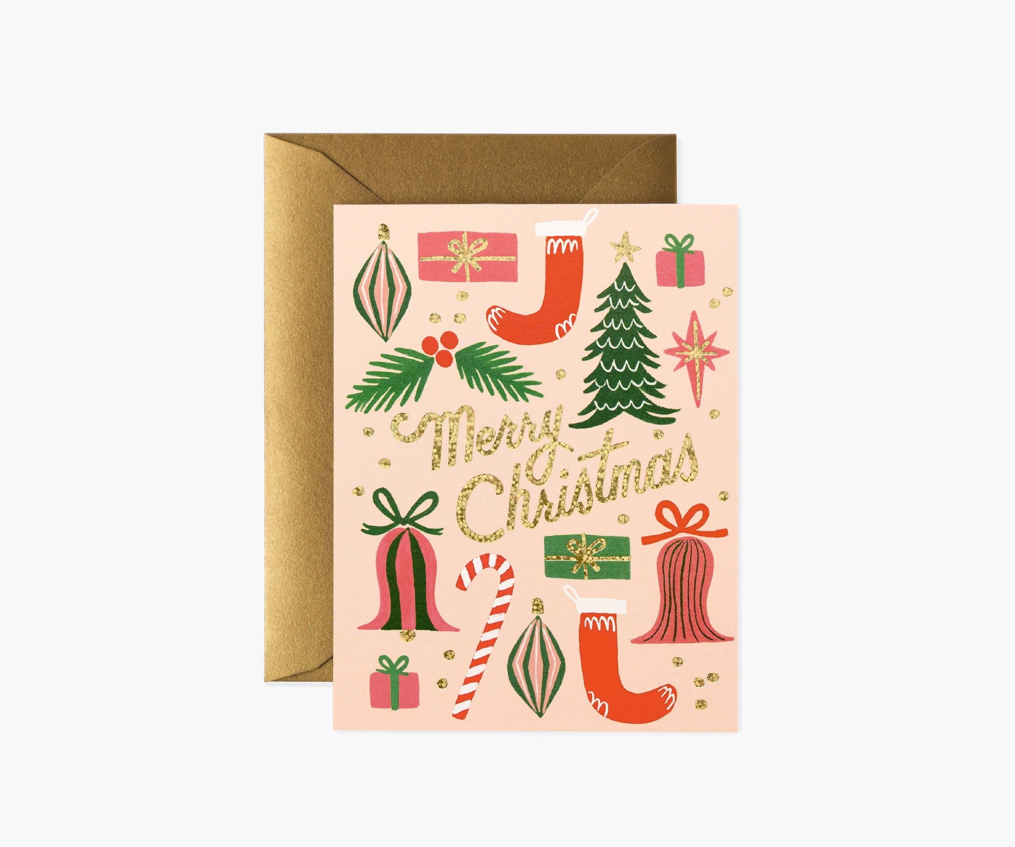 Set of 8 - Deck the Halls (Merry Christmas) Cards