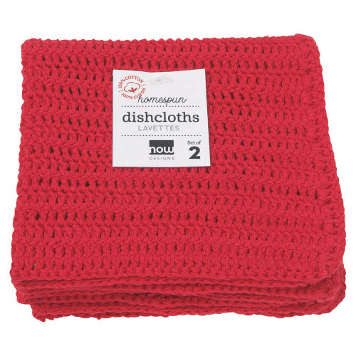 Homespun Red Dish Cloths