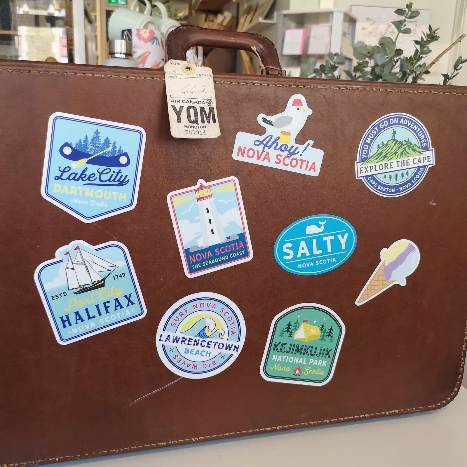 Assorted Nova Scotia Travel Stickers (POS ONLY)