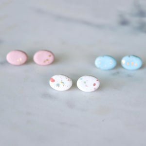 Easter Egg Clay Studs