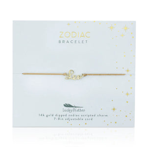 14k Gold-Dipped Zodiac Bracelets