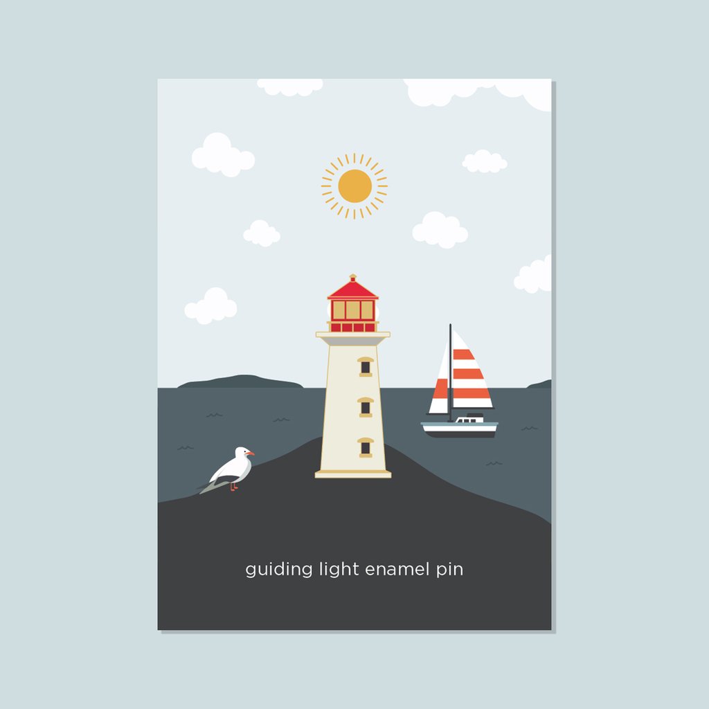 Lighthouse Enamel Pin