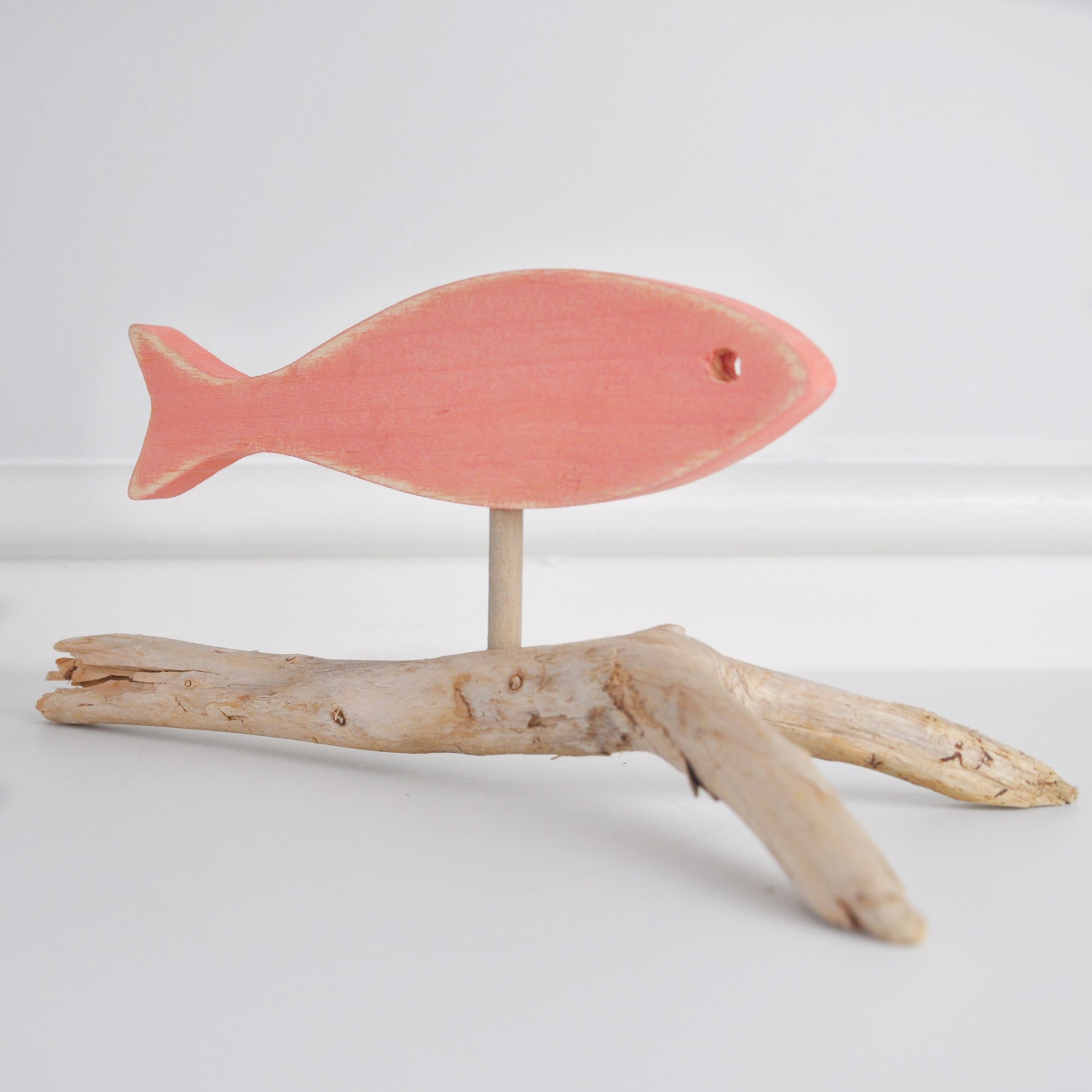 Jerry Walsh - Driftwood Fish - Coral