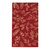 Large Match Box: Red & Gold Foil Floral