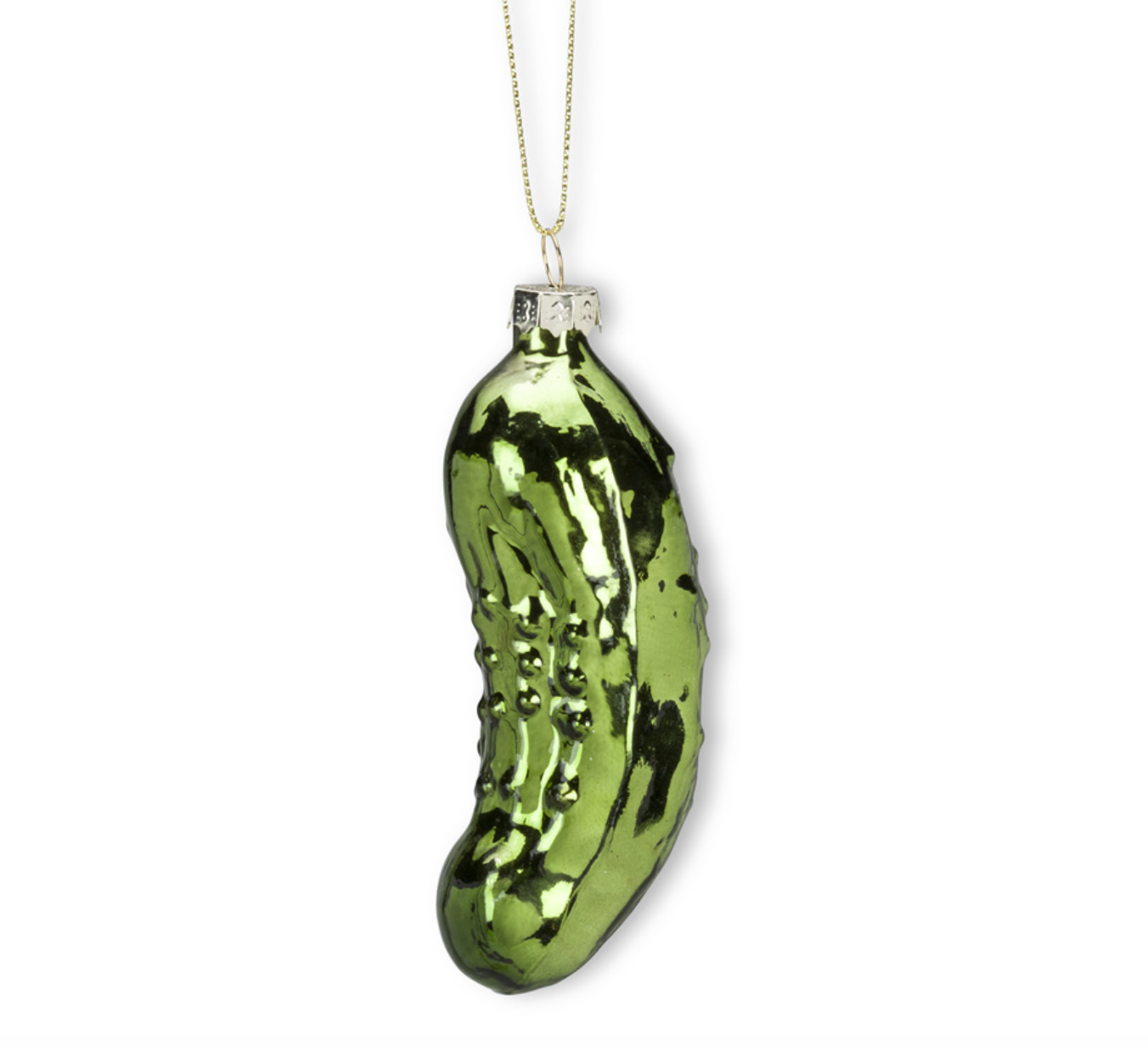 Glass Christmas Pickle Ornament