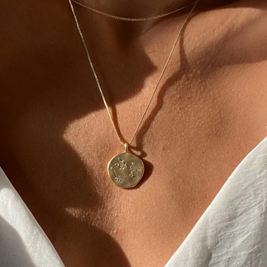 Horoscope & Constellation Coin Necklaces