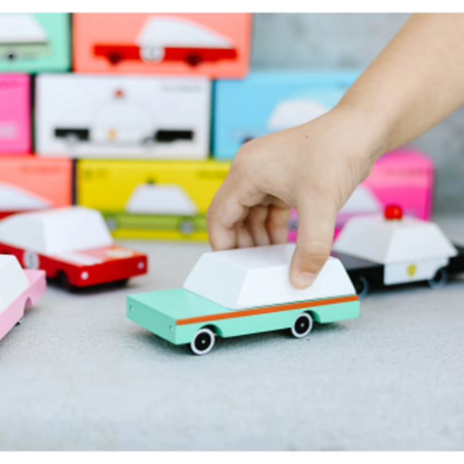 Assorted Candylab Small Wooden Cars