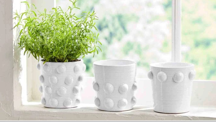 Beaded Terracotta Pots (3 Styles)