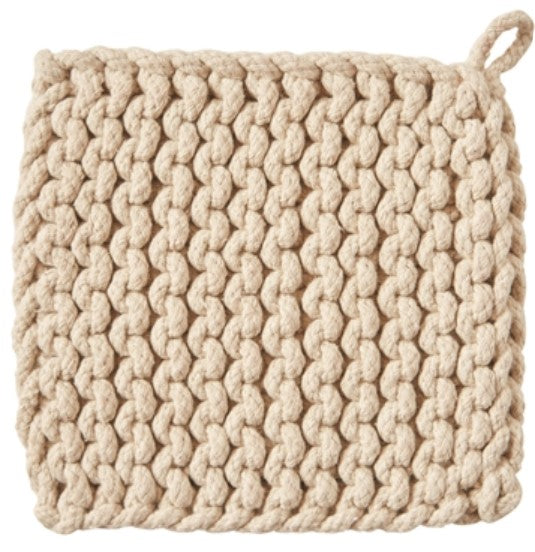Crochet Pot Holder - Natural
