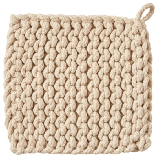 Crochet Pot Holder - Natural