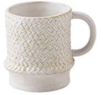 Textured Stoneware Mugs (4 Patterns)