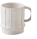 Textured Stoneware Mugs (4 Patterns)