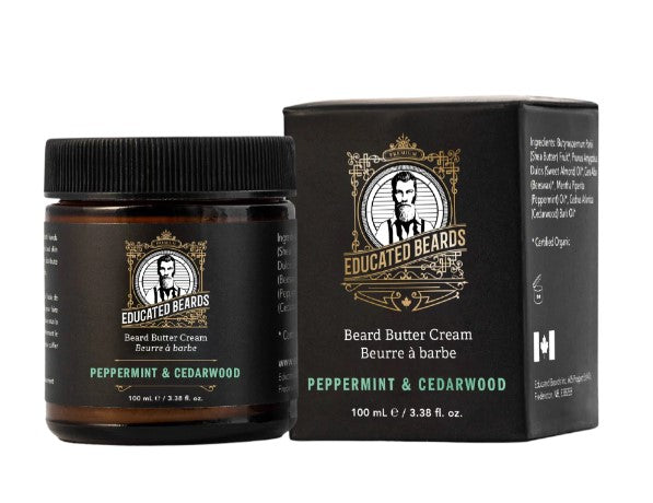 Beard Butter Cream - Peppermint Cedarwood - 100ml/3.38fl.oz