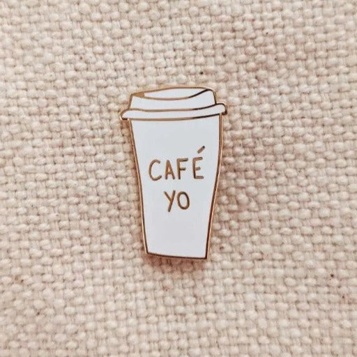 Café Yo Enamel Pin