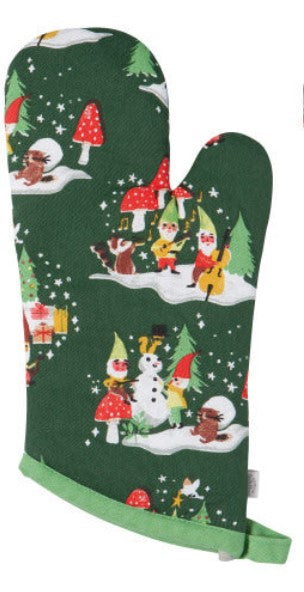 Gnome For The Holidays Oven Mitt