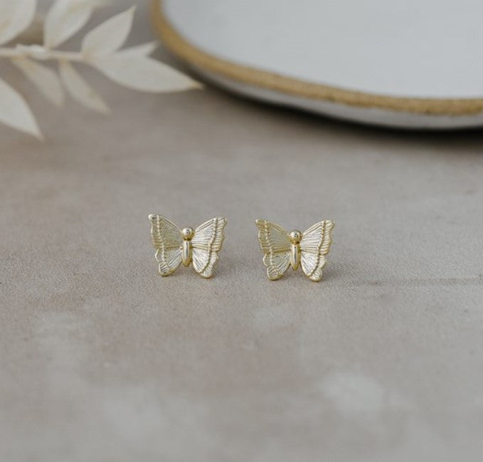 Earrings - Mariposa Butterfly Studs