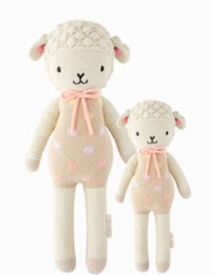 Lucy The Lamb Hand-Knit Doll