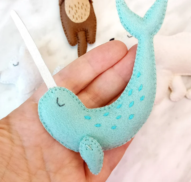 Locally Made Felt Ornaments (Assorted)