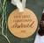 First Christmas Married Wooden Ornament 2022 (Last Year)